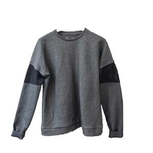 UNDER ARMOUR UA Unstoppable Move Light Tunic Crewneck Sweatshirt Gray - Womens S